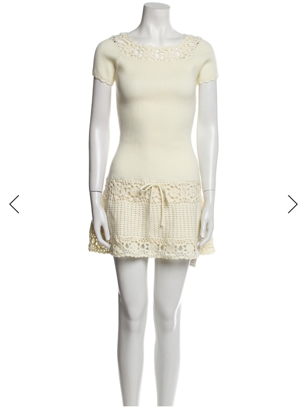 Frankie’s x Bella Hadid crochet dress